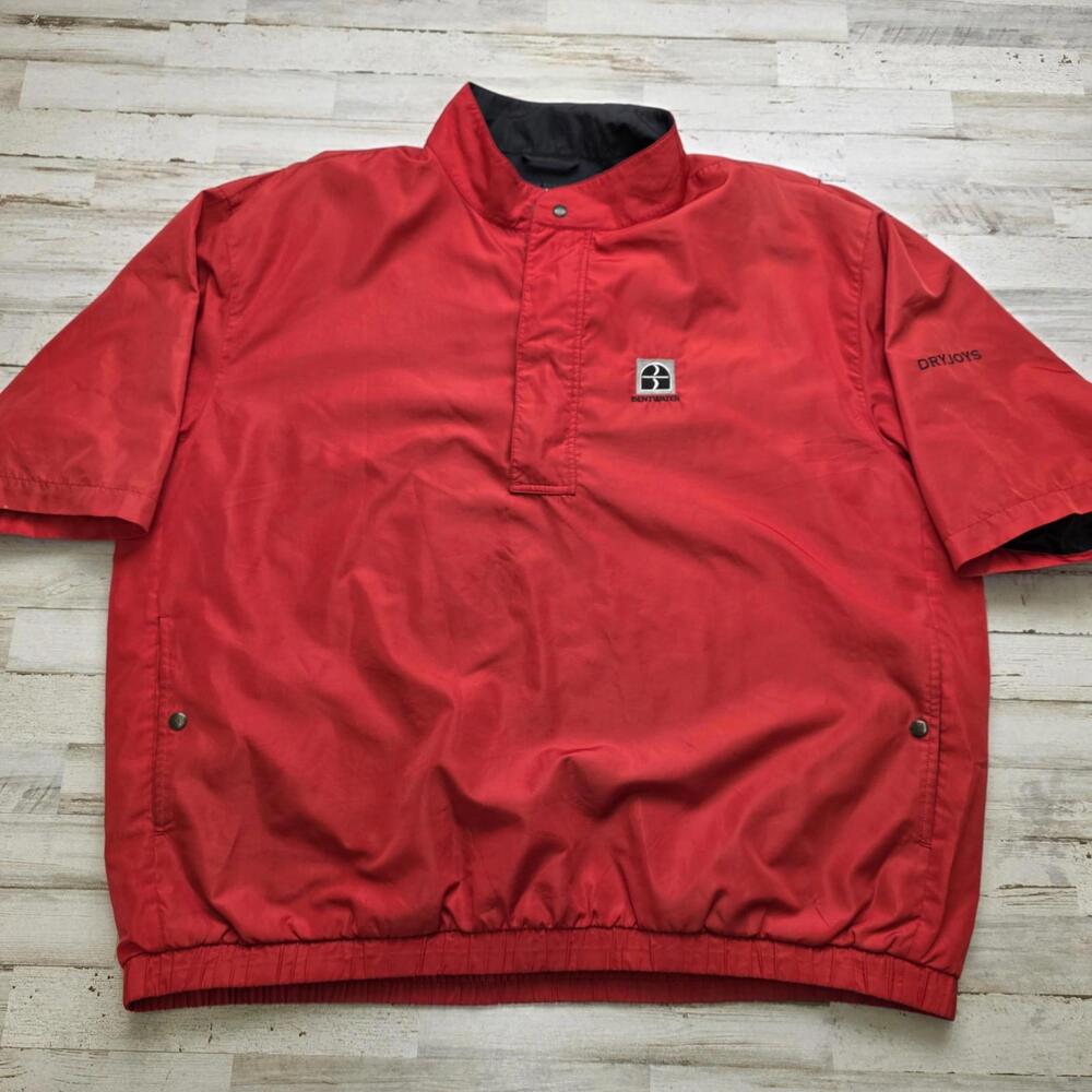 FootJoy DryJoys Pullover XXL Short Sleeve Bentwater Golf Wind Rain Jacket